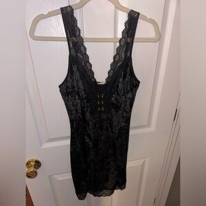 FREE PEOPLE black mini dress
